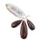 John Bead Earth’s Jewels Natural Stone Teardrop Pendant Slices